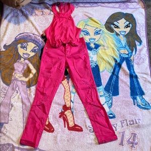 Pink BEBE Outfit Top & Pants